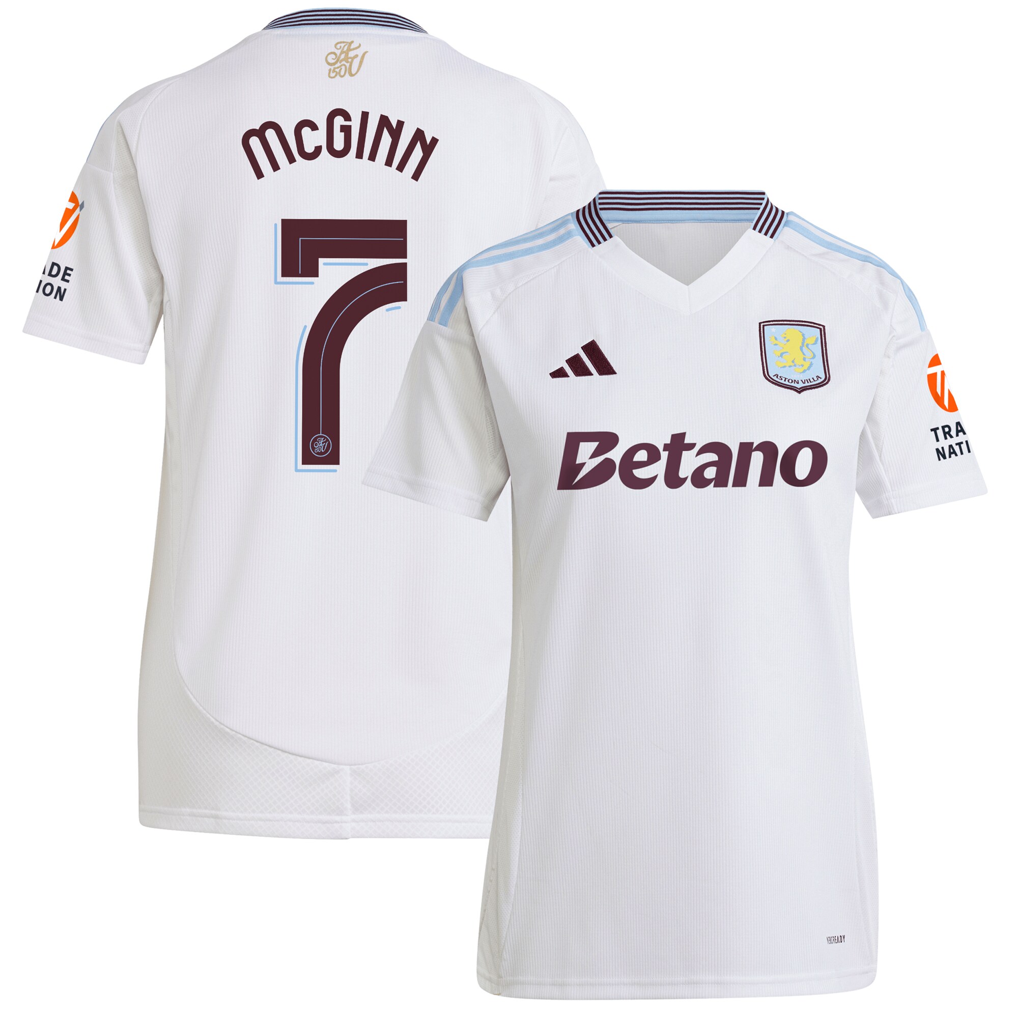 aston villa adidas away shirt 2024-25 – womens with mcginn 7 cup printing Collection | Aston Villa Shirts and Official Gear