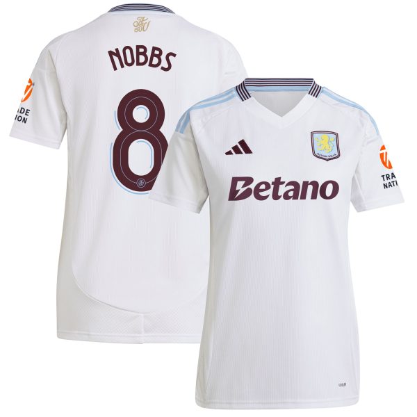 aston villa adidas away shirt 2024-25 – womens with nobbs 8 cup printing Collection | Aston Villa Shirts and Official Gear