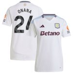 aston villa adidas away shirt 2024-25 – womens with onana 24 printing Collection | Aston Villa Shirts and Official Gear