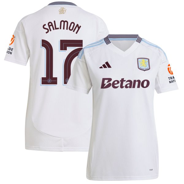 aston villa adidas away shirt 2024-25 – womens with salmon 17 cup printing Collection | Aston Villa Shirts and Official Gear