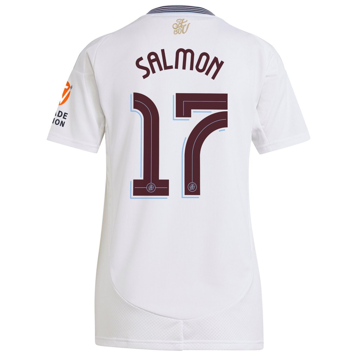 aston villa adidas away shirt 2024-25 – womens with salmon 17 cup printing Collection | Aston Villa Shirts and Official Gear