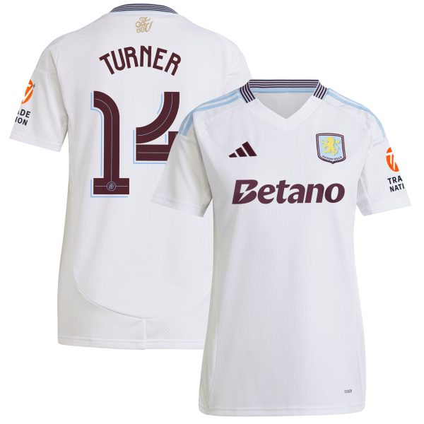 aston villa adidas away shirt 2024-25 – womens with turner 14 cup printing Collection | Aston Villa Shirts and Official Gear
