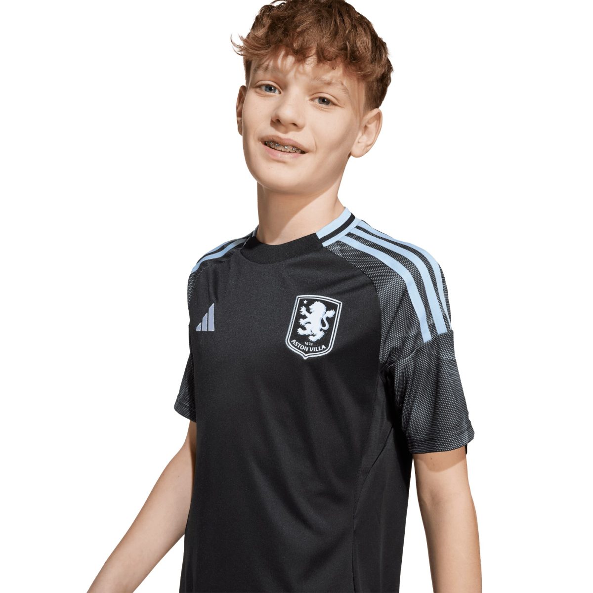 aston villa adidas away shirt 2025-26 – kids with custom printing Collection | Aston Villa Shirts and Official Gear