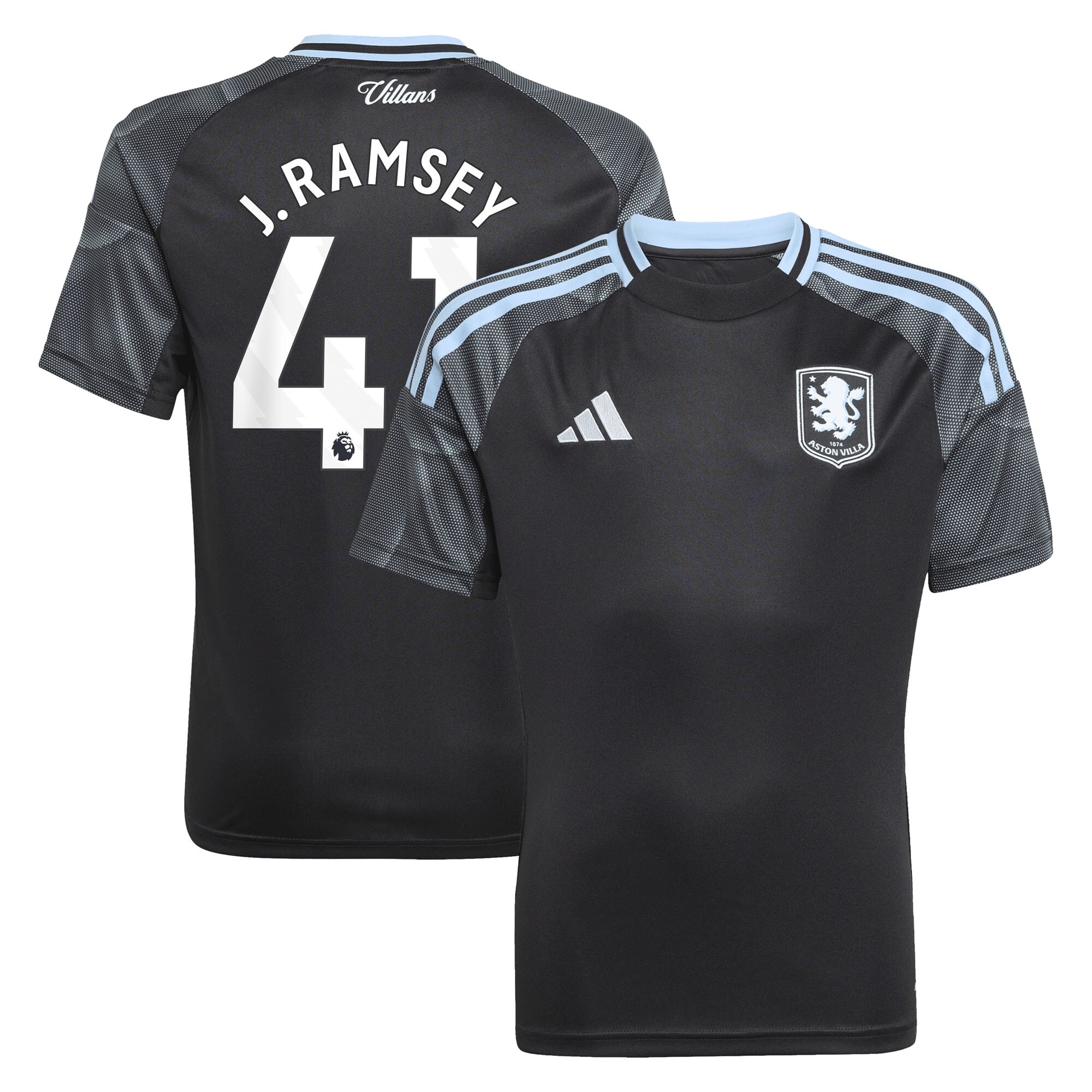 aston villa adidas away shirt 2025-26 – kids with j. ramsey 41 printing Collection | Aston Villa Shirts and Official Gear