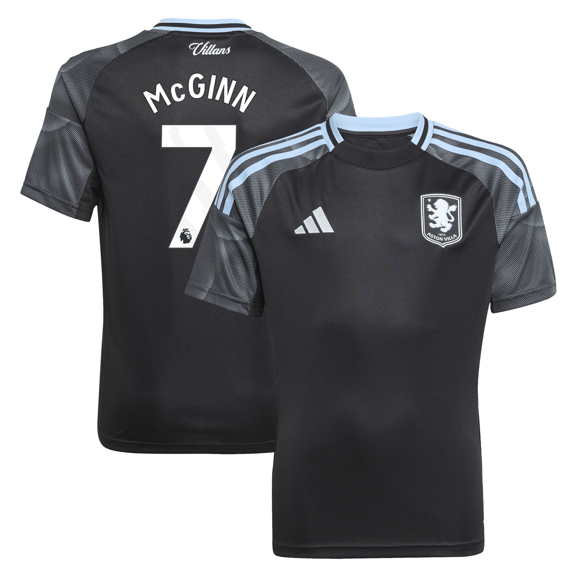 aston villa adidas away shirt 2025-26 – kids with mcginn 7 printing Collection | Aston Villa Shirts and Official Gear