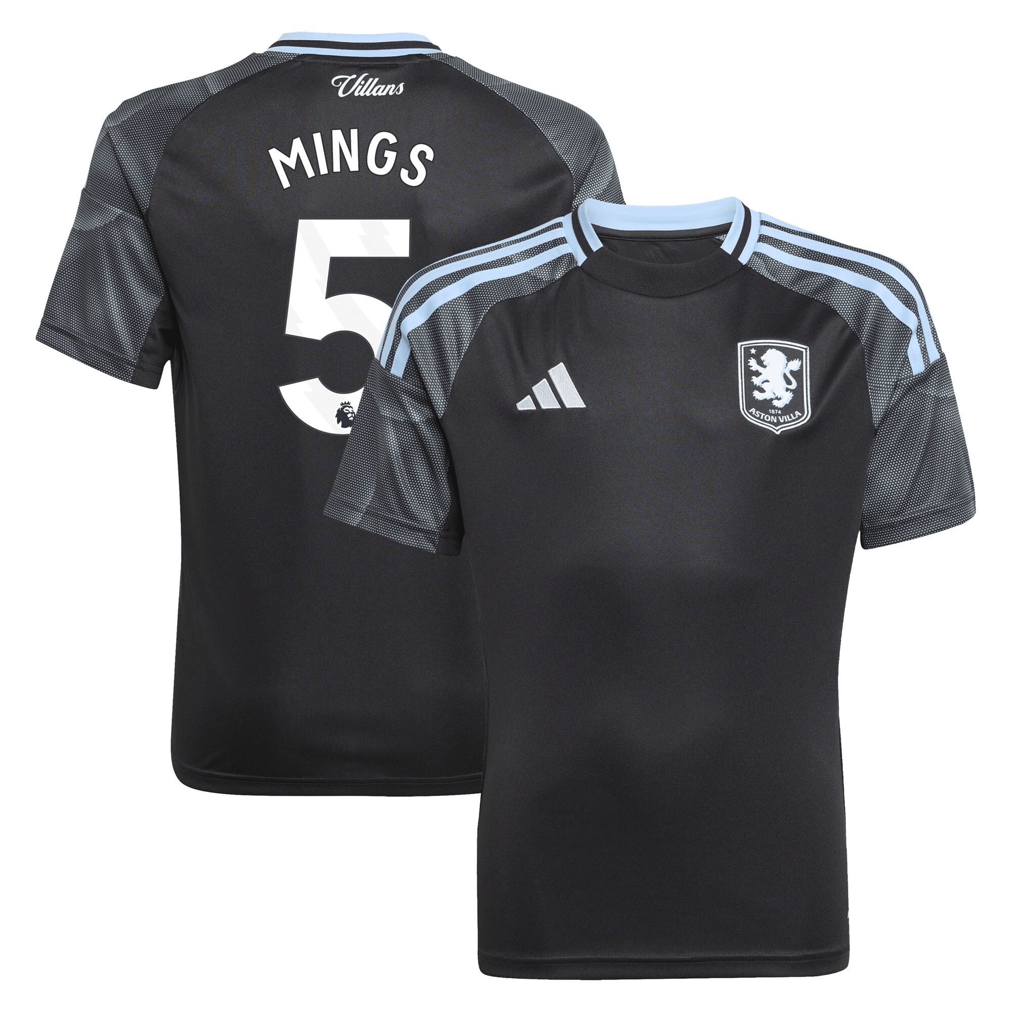 aston villa adidas away shirt 2025-26 – kids with mings 5 printing Collection | Aston Villa Shirts and Official Gear