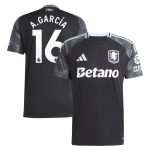 aston villa adidas away shirt 2025-26 with a.garcía 16 printing Collection | Aston Villa Shirts and Official Gear