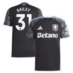 aston villa adidas away shirt 2025-26 with bailey 31 printing Collection | Aston Villa Shirts and Official Gear