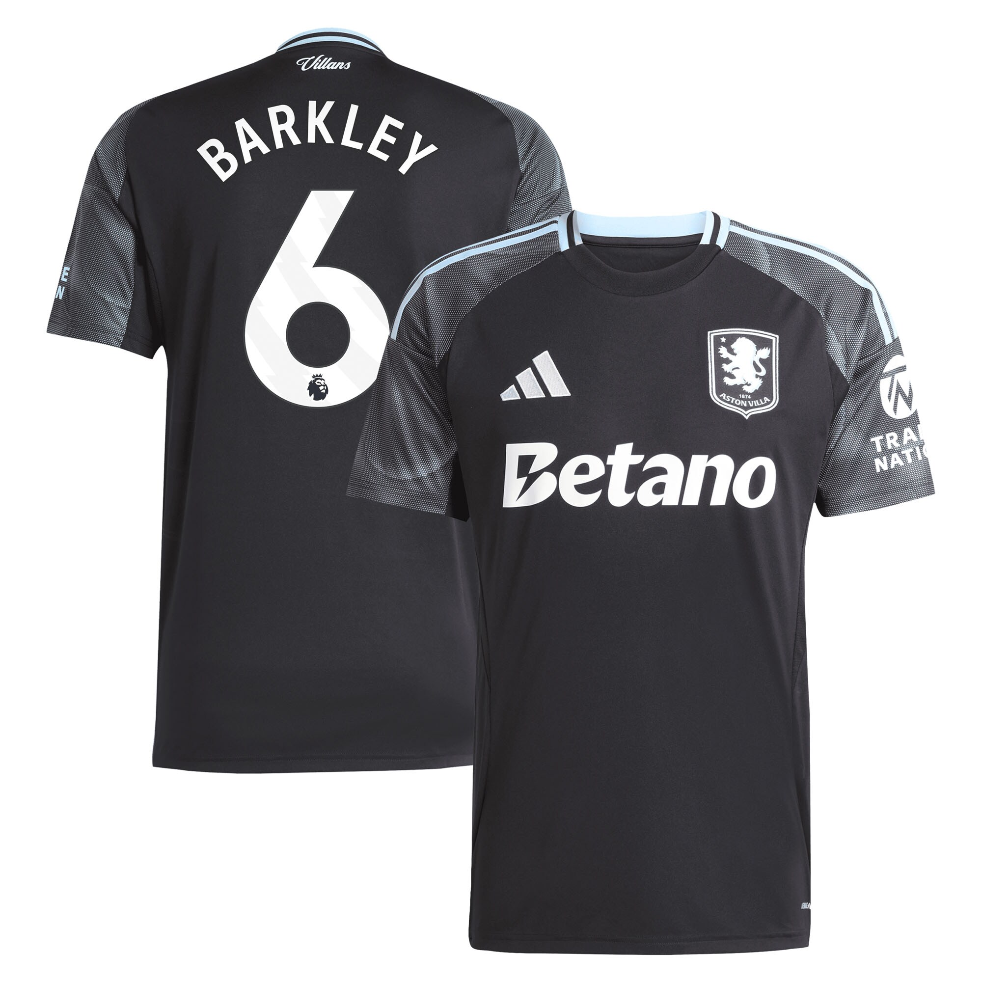 aston villa adidas away shirt 2025-26 with barkley 6 printing Collection | Aston Villa Shirts and Official Gear