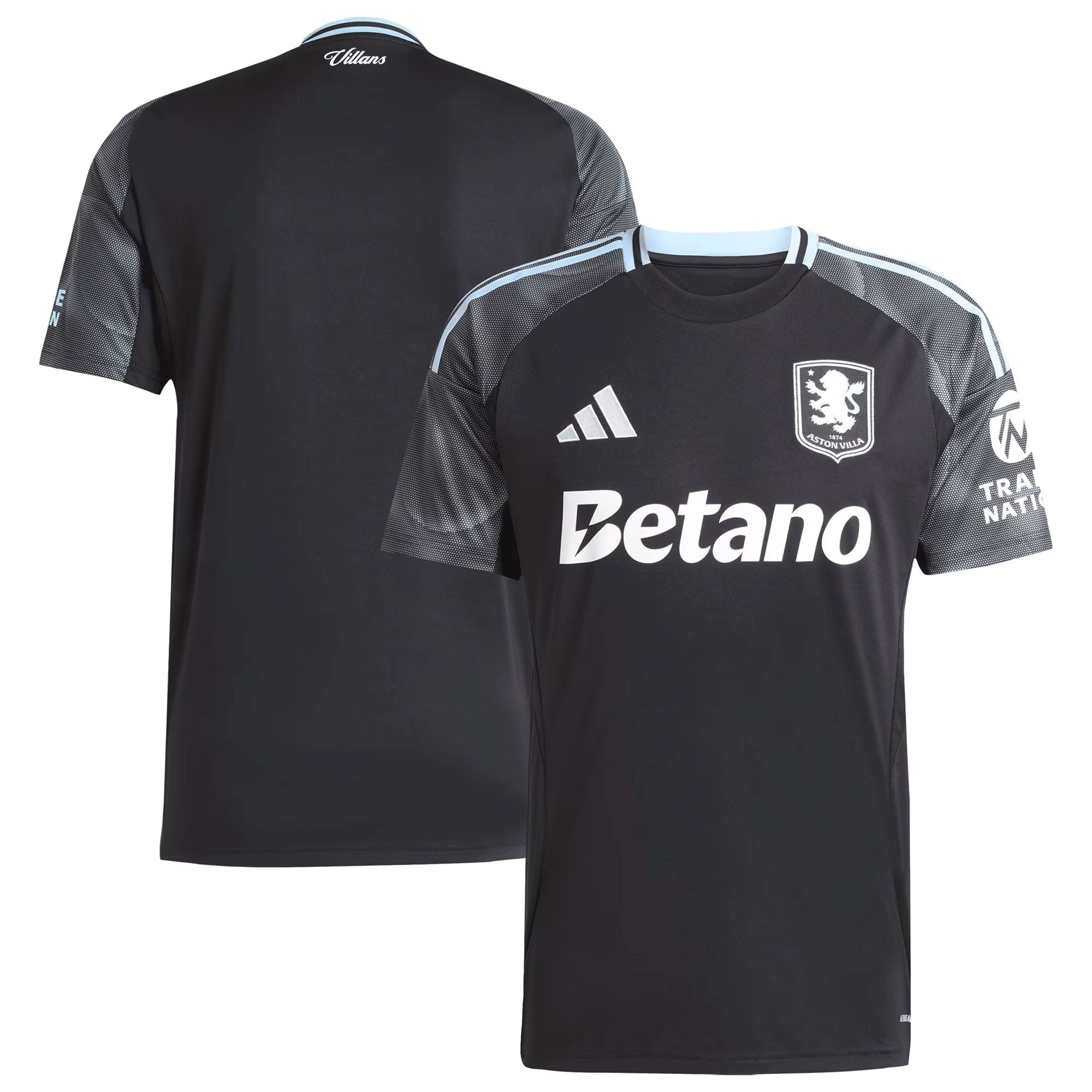 aston villa adidas away shirt 2025-26 with custom printing Collection | Aston Villa Shirts and Official Gear