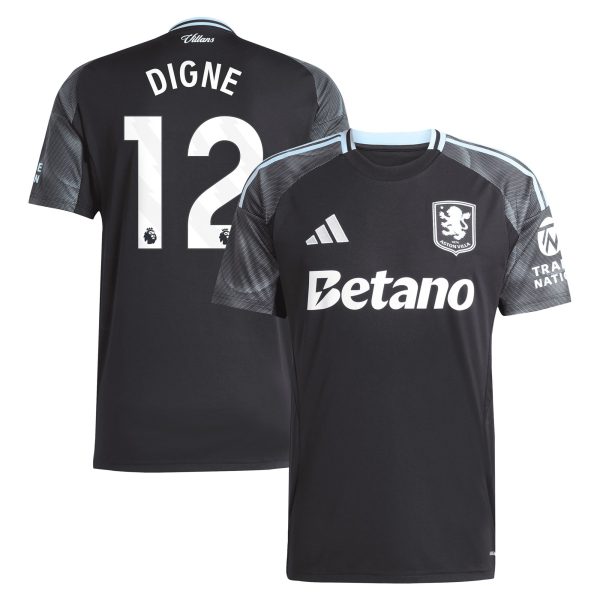aston villa adidas away shirt 2025-26 with digne 12 printing Collection | Aston Villa Shirts and Official Gear