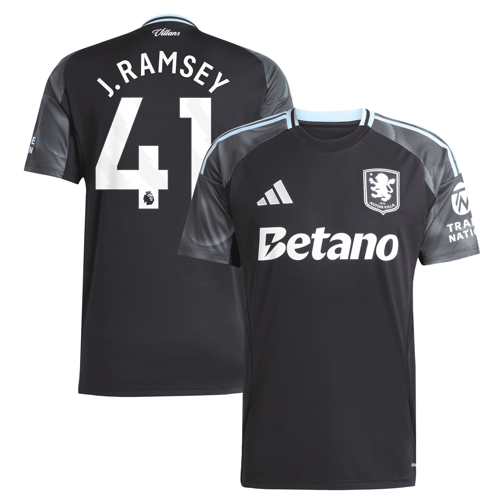 aston villa adidas away shirt 2025-26 with j. ramsey 41 printing Collection | Aston Villa Shirts and Official Gear