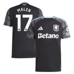 aston villa adidas away shirt 2025-26 with malen 17 printing Collection | Aston Villa Shirts and Official Gear