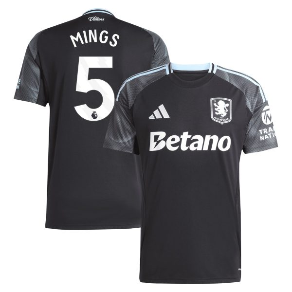 aston villa adidas away shirt 2025-26 with mings 5 printing Collection | Aston Villa Shirts and Official Gear