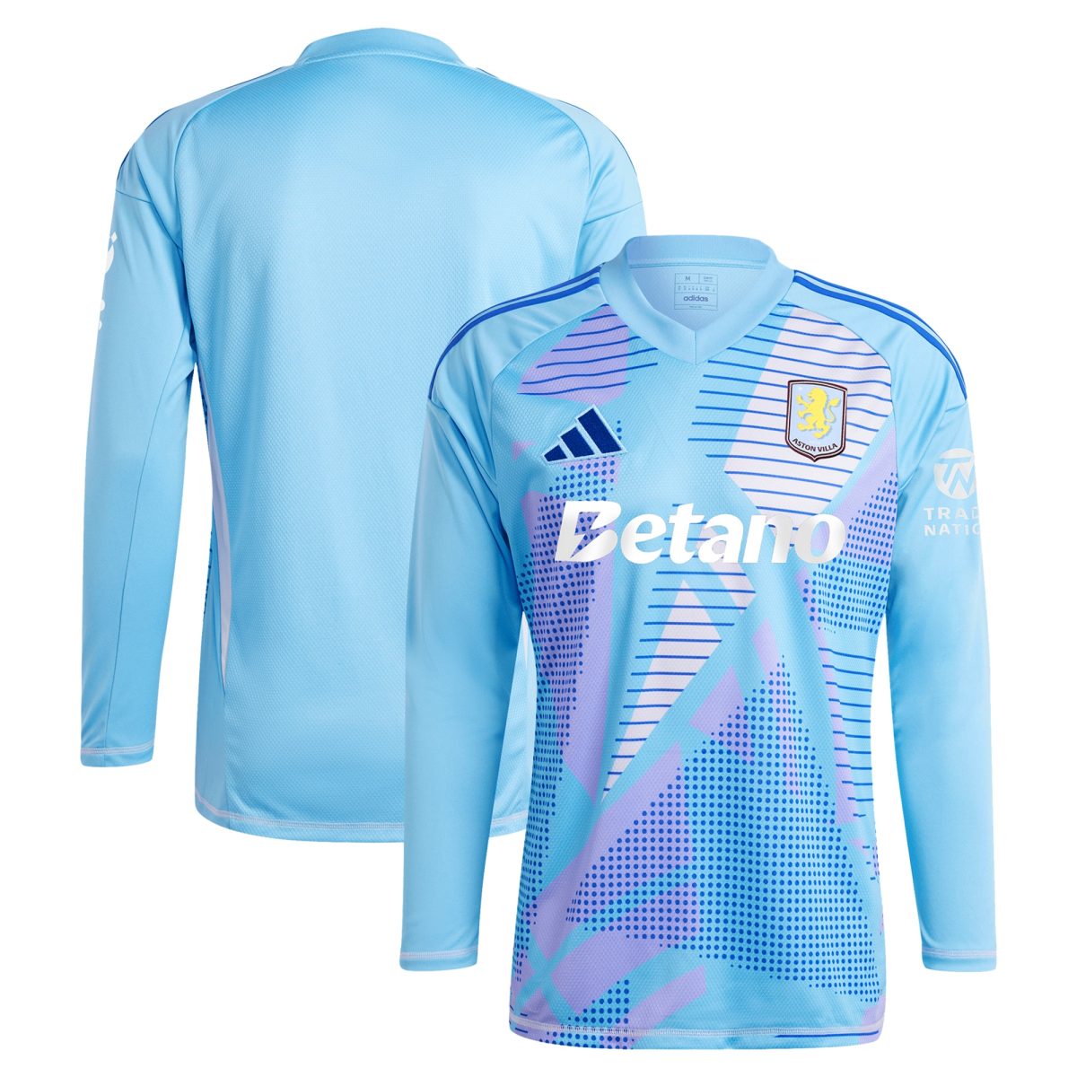 aston villa adidas goalkeeper shirt 2024-25 – long sleeve – 201964005 with custom printing Collection | Aston Villa Shirts and Official Gear