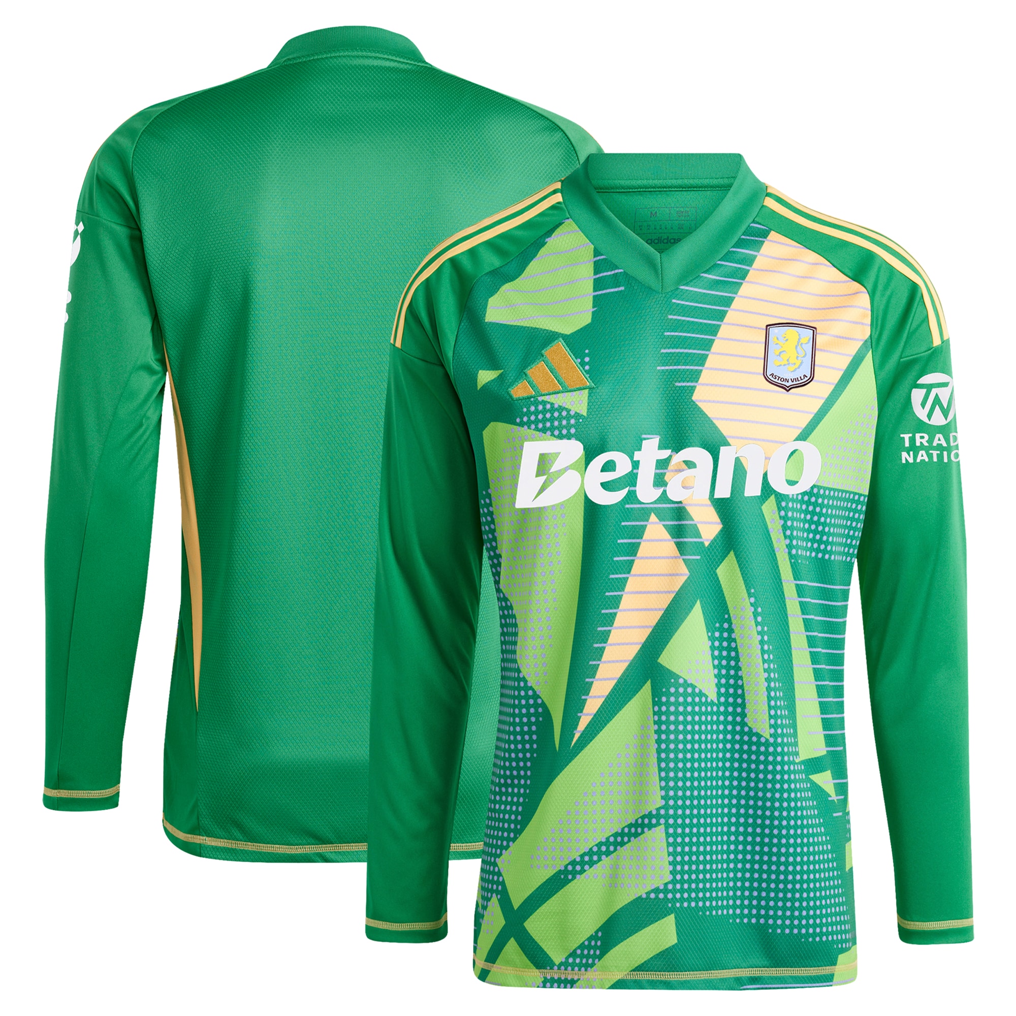 aston villa adidas goalkeeper shirt 2024-25 – long sleeve – 201964009 with custom printing Collection | Aston Villa Shirts and Official Gear