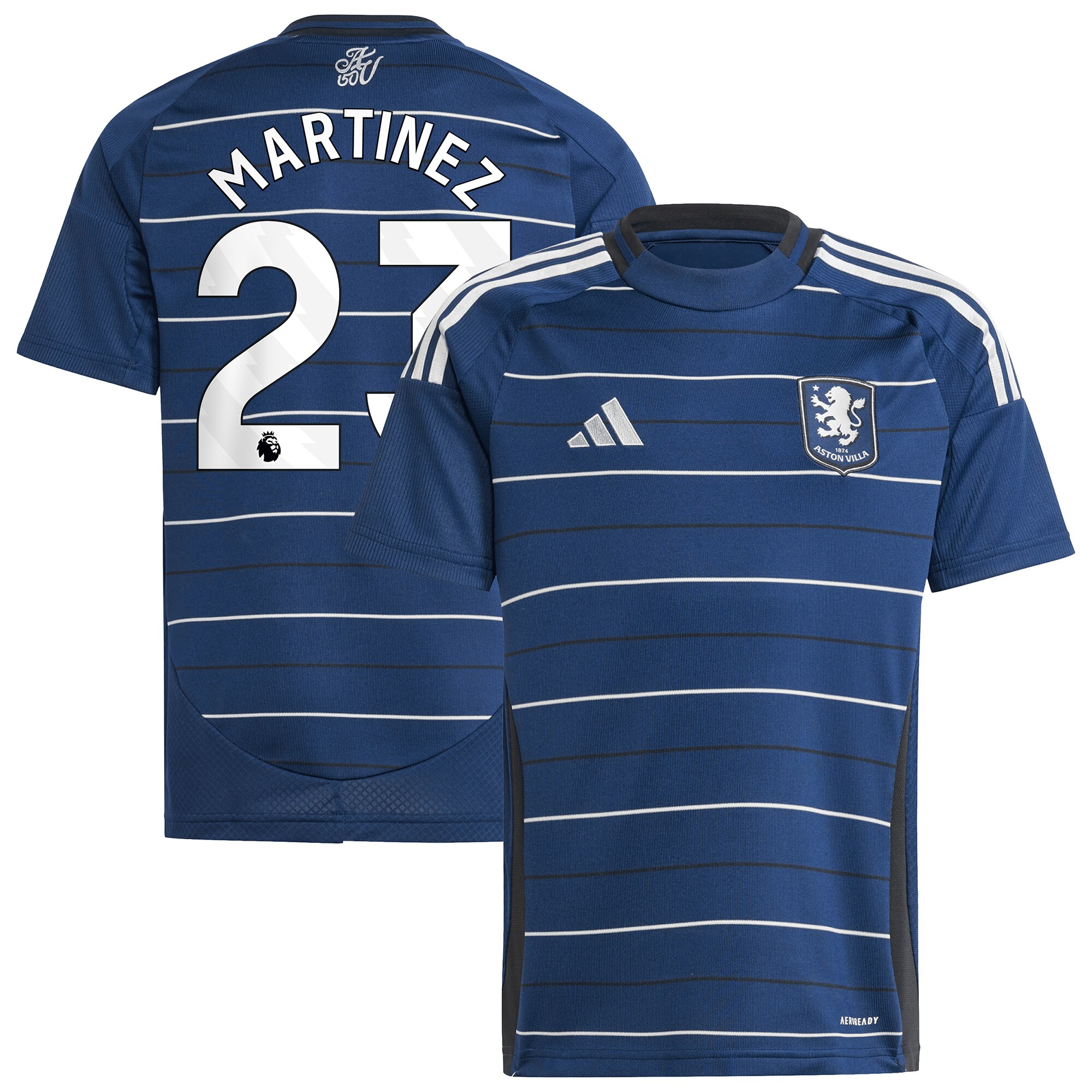aston villa adidas goalkeeper shirt 2024-25 – long sleeve – kids with martinez 23 printing – 202030988 Collection | Aston Villa Shirts and Official Gear