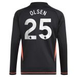aston villa adidas goalkeeper shirt 2024-25 – long sleeve – kids with olsen 25 printing – 202029322 Collection | Aston Villa Shirts and Official Gear