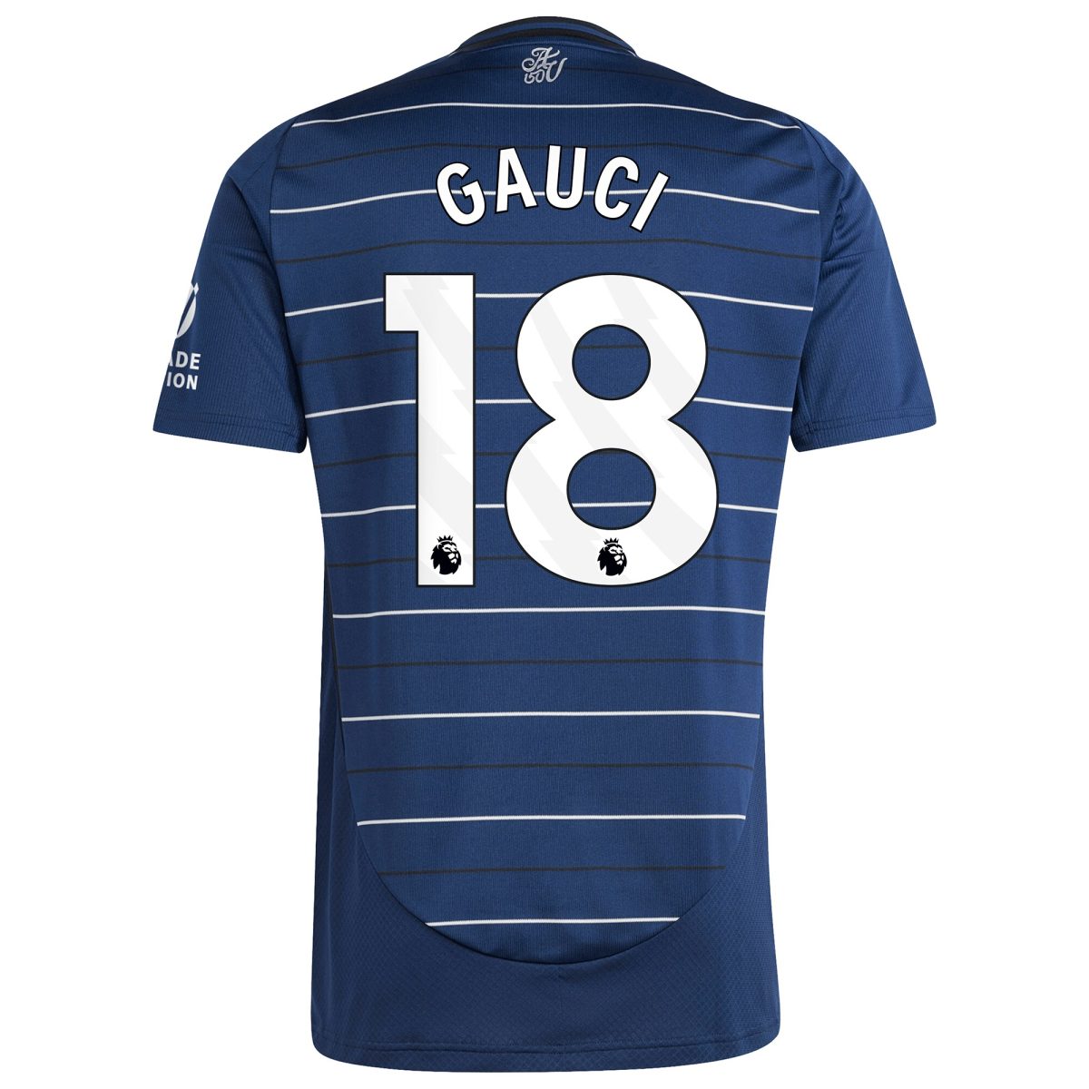aston villa adidas goalkeeper shirt 2024-25 – long sleeve with gauci 18 printing – 202030972 Collection | Aston Villa Shirts and Official Gear