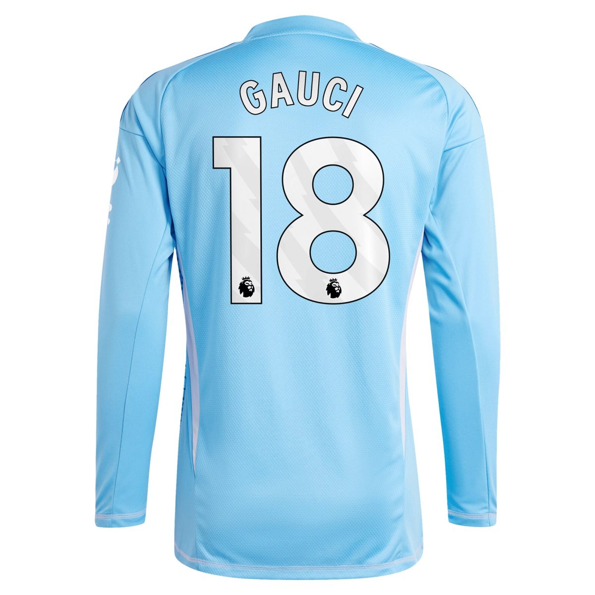 aston villa adidas goalkeeper shirt 2024-25 – long sleeve with gauci 18 printing – 202030982 Collection | Aston Villa Shirts and Official Gear