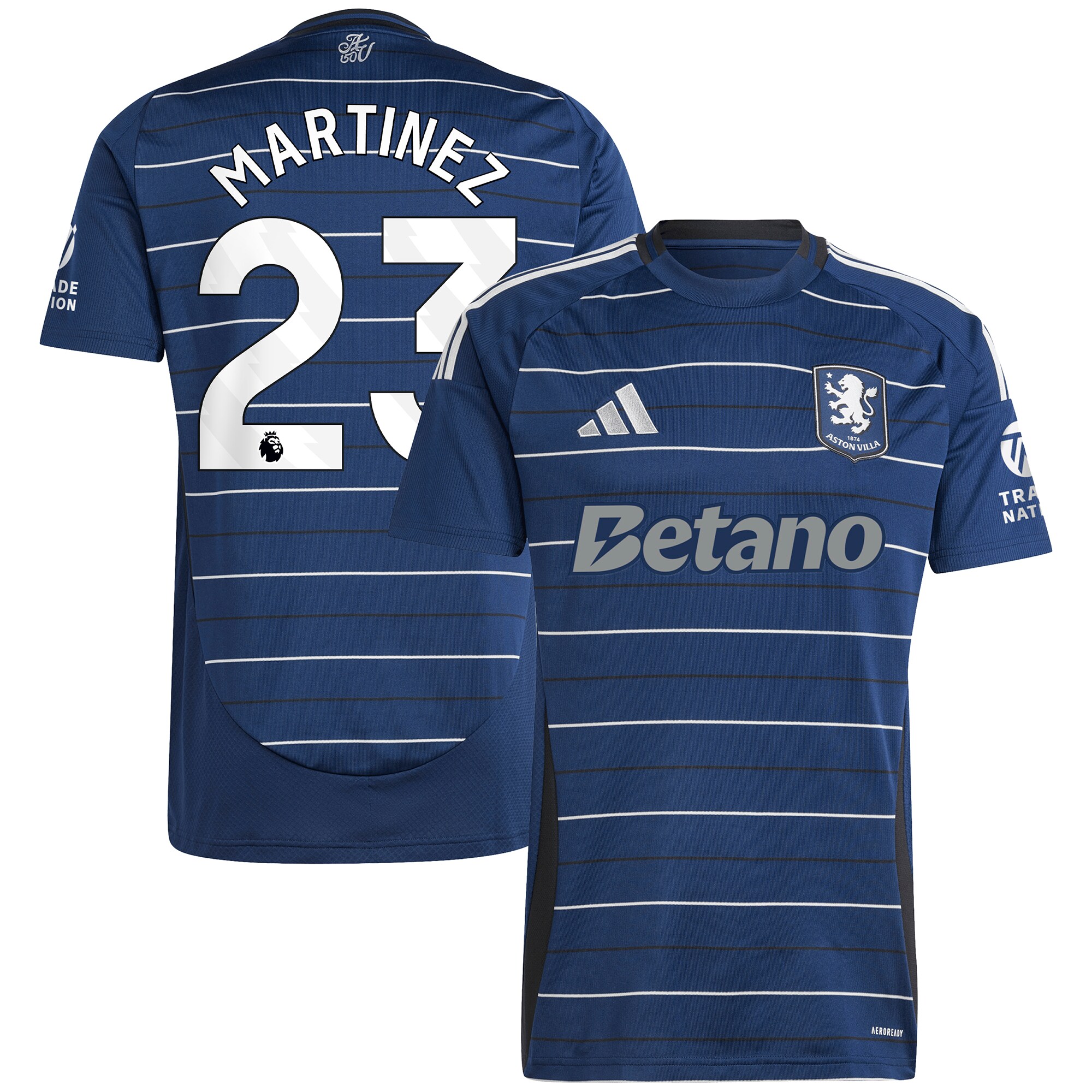 aston villa adidas goalkeeper shirt 2024-25 – long sleeve with martinez 23 printing – 202030973 Collection | Aston Villa Shirts and Official Gear