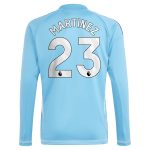 aston villa adidas goalkeeper shirt 2024-25 – long sleeve with martinez 23 printing – 202030980 Collection | Aston Villa Shirts and Official Gear