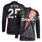 aston villa adidas goalkeeper shirt 2024-25 – long sleeve with olsen 25 printing – 202028939 Collection | Aston Villa Shirts and Official Gear