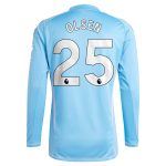 aston villa adidas goalkeeper shirt 2024-25 – long sleeve with olsen 25 printing – 202030976 Collection | Aston Villa Shirts and Official Gear