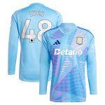 aston villa adidas goalkeeper shirt 2024-25 – long sleeve with zych 48 printing – 202153092 Collection | Aston Villa Shirts and Official Gear