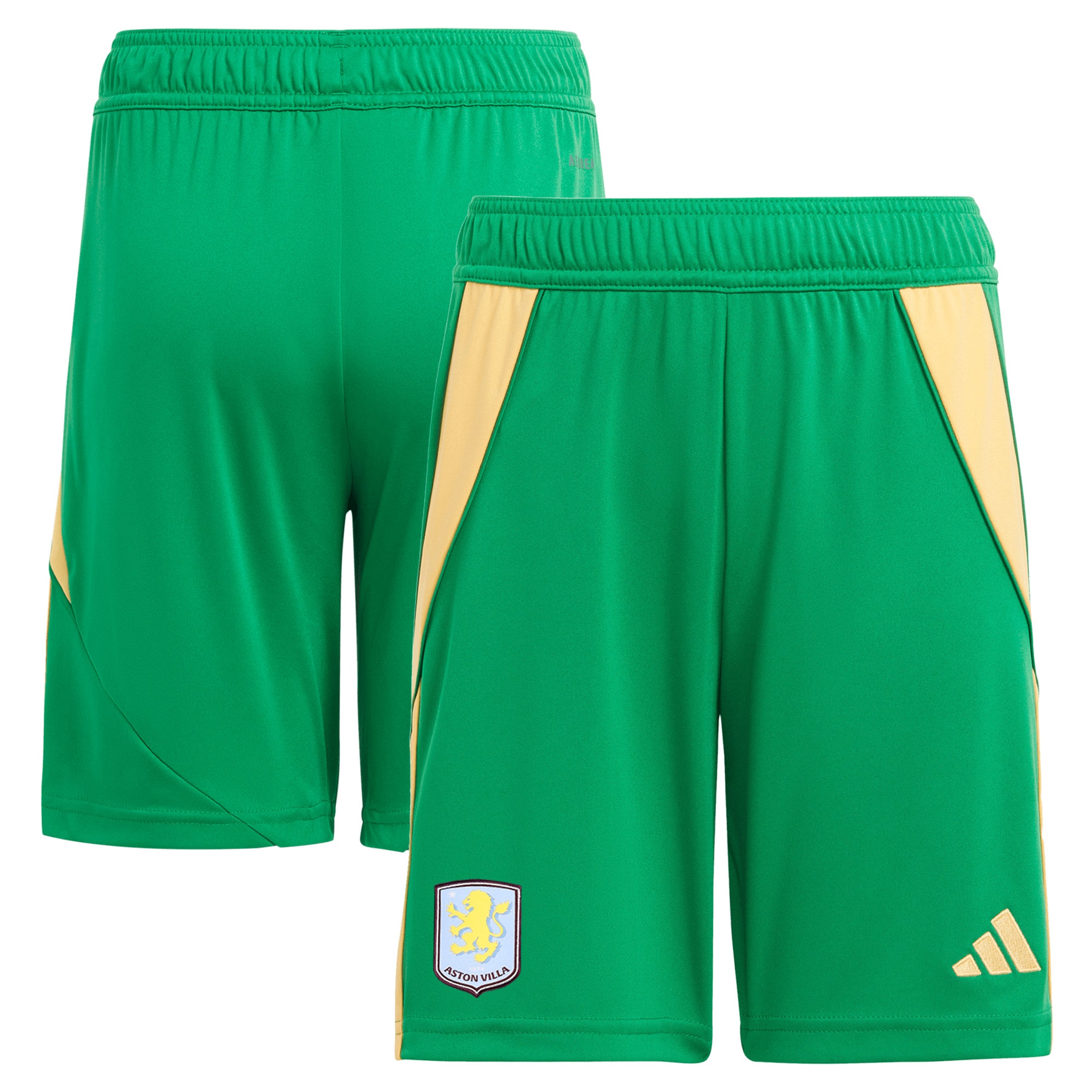 aston villa adidas goalkeeper shorts 2024-25 – kids – 201964012 with custom printing Collection | Aston Villa Shirts and Official Gear