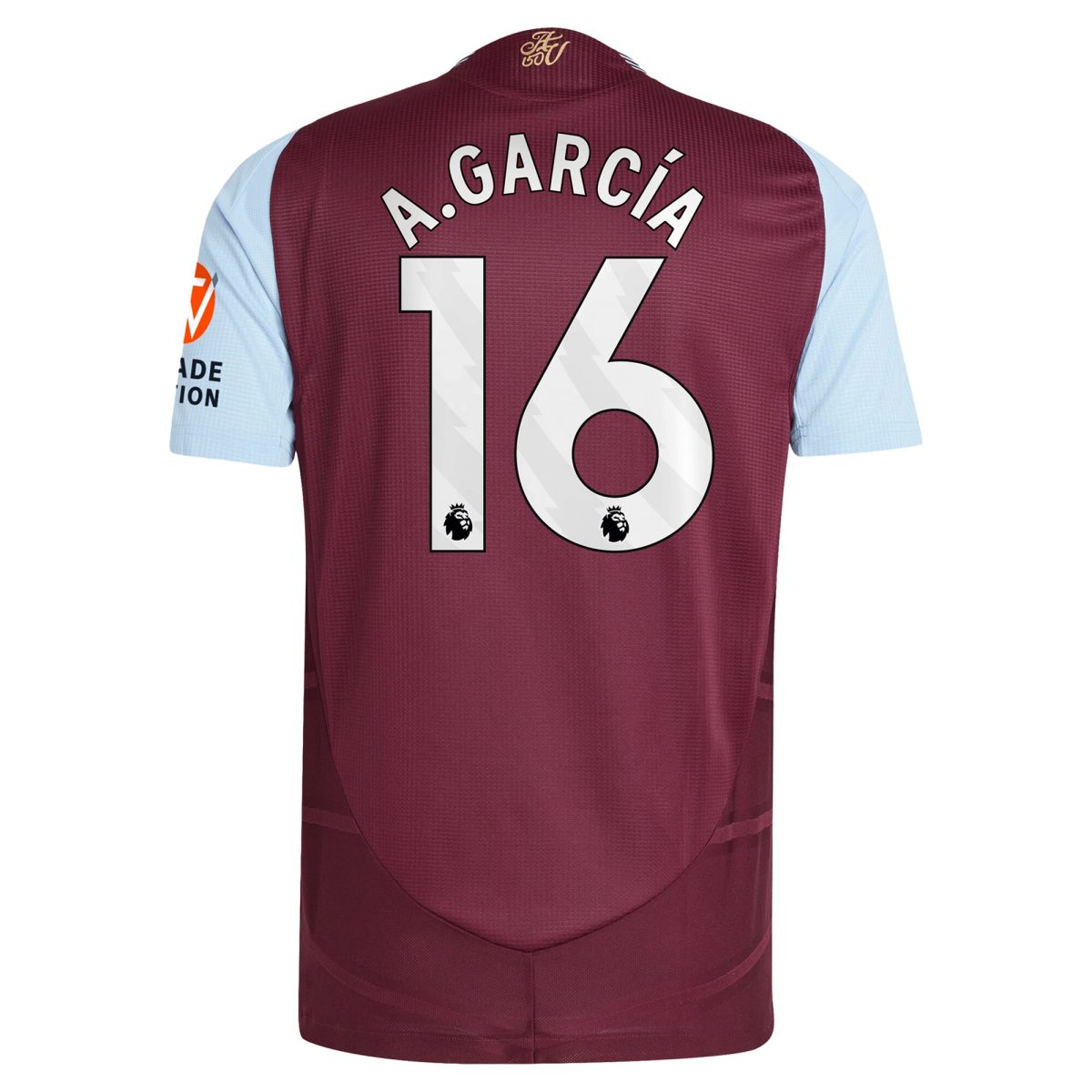aston villa adidas home authentic shirt 2024-25 with a.garcía 16 printing Collection | Aston Villa Shirts and Official Gear