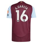 aston villa adidas home authentic shirt 2024-25 with a.garcía 16 printing Collection | Aston Villa Shirts and Official Gear