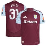 aston villa adidas home authentic shirt 2024-25 with bailey 31 cup printing Collection | Aston Villa Shirts and Official Gear