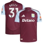 aston villa adidas home authentic shirt 2024-25 with bailey 31 printing Collection | Aston Villa Shirts and Official Gear