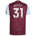 aston villa adidas home authentic shirt 2024-25 with bailey 31 printing Collection | Aston Villa Shirts and Official Gear