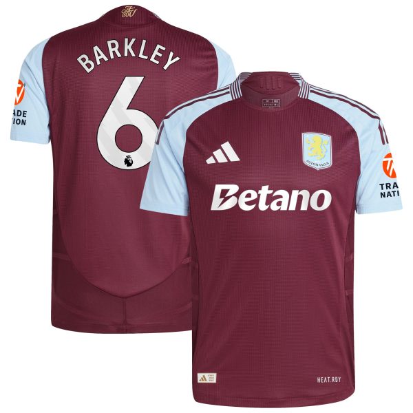 aston villa adidas home authentic shirt 2024-25 with barkley 6 printing Collection | Aston Villa Shirts and Official Gear