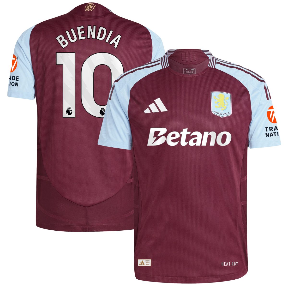 aston villa adidas home authentic shirt 2024-25 with buendia 10 printing Collection | Aston Villa Shirts and Official Gear