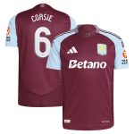 aston villa adidas home authentic shirt 2024-25 with corsie 6 cup printing Collection | Aston Villa Shirts and Official Gear