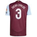 aston villa adidas home authentic shirt 2024-25 with diego carlos 3 cup printing Collection | Aston Villa Shirts and Official Gear
