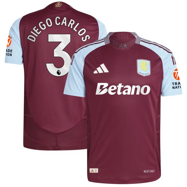 aston villa adidas home authentic shirt 2024-25 with diego carlos 3 printing Collection | Aston Villa Shirts and Official Gear