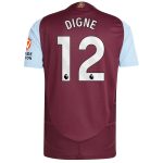 aston villa adidas home authentic shirt 2024-25 with digne 12 printing Collection | Aston Villa Shirts and Official Gear