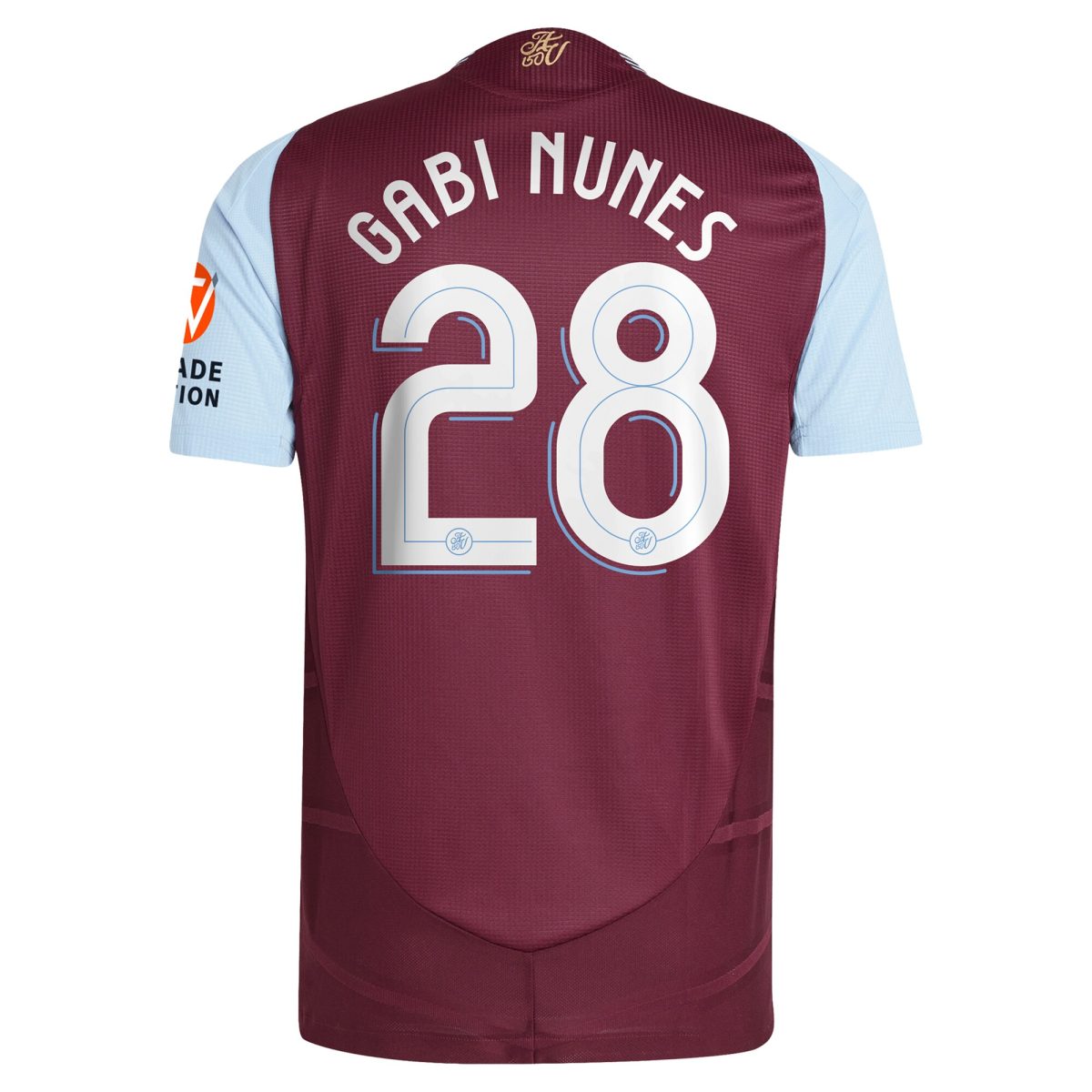 aston villa adidas home authentic shirt 2024-25 with gabi nunes 28 cup printing Collection | Aston Villa Shirts and Official Gear