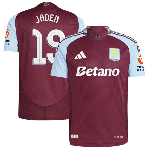 aston villa adidas home authentic shirt 2024-25 with jaden 19 cup printing Collection | Aston Villa Shirts and Official Gear
