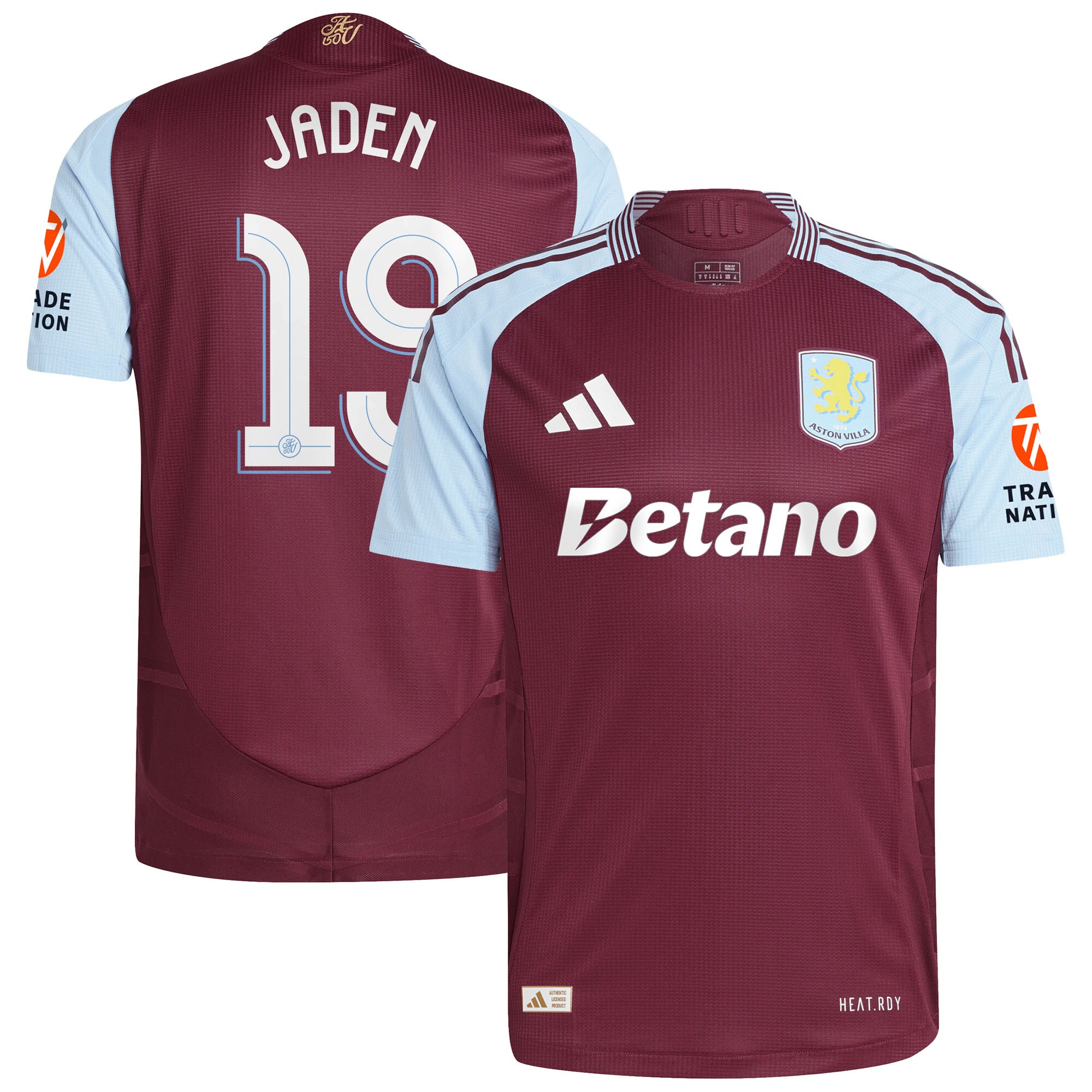 aston villa adidas home authentic shirt 2024-25 with jaden 19 cup printing Collection | Aston Villa Shirts and Official Gear