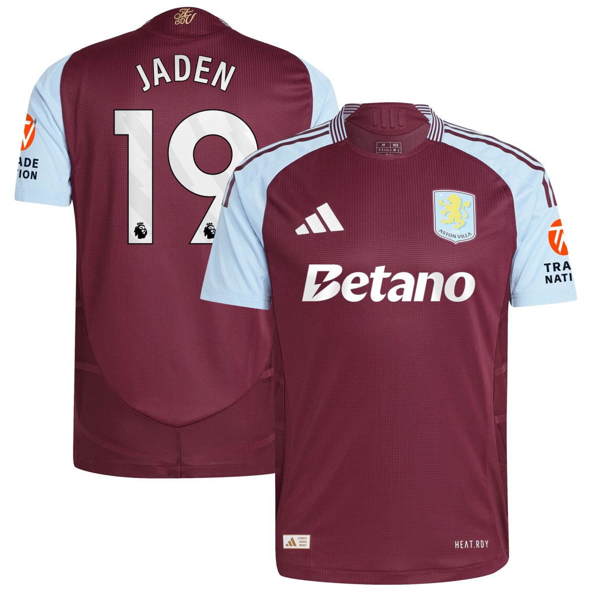 aston villa adidas home authentic shirt 2024-25 with jaden 19 printing Collection | Aston Villa Shirts and Official Gear