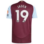 aston villa adidas home authentic shirt 2024-25 with jaden 19 printing Collection | Aston Villa Shirts and Official Gear