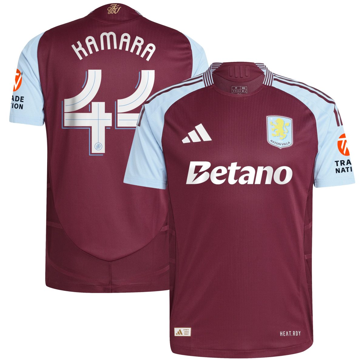 aston villa adidas home authentic shirt 2024-25 with kamara 44 cup printing Collection | Aston Villa Shirts and Official Gear