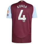 aston villa adidas home authentic shirt 2024-25 with konsa 4 printing Collection | Aston Villa Shirts and Official Gear
