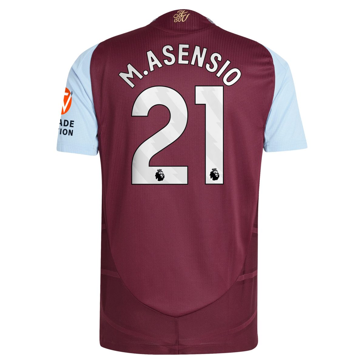 aston villa adidas home authentic shirt 2024-25 with m.asensio 21 printing Collection | Aston Villa Shirts and Official Gear
