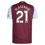 aston villa adidas home authentic shirt 2024-25 with m.asensio 21 printing Collection | Aston Villa Shirts and Official Gear